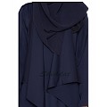 Designer abaya in navy blue color Designer abaya in navy blue color